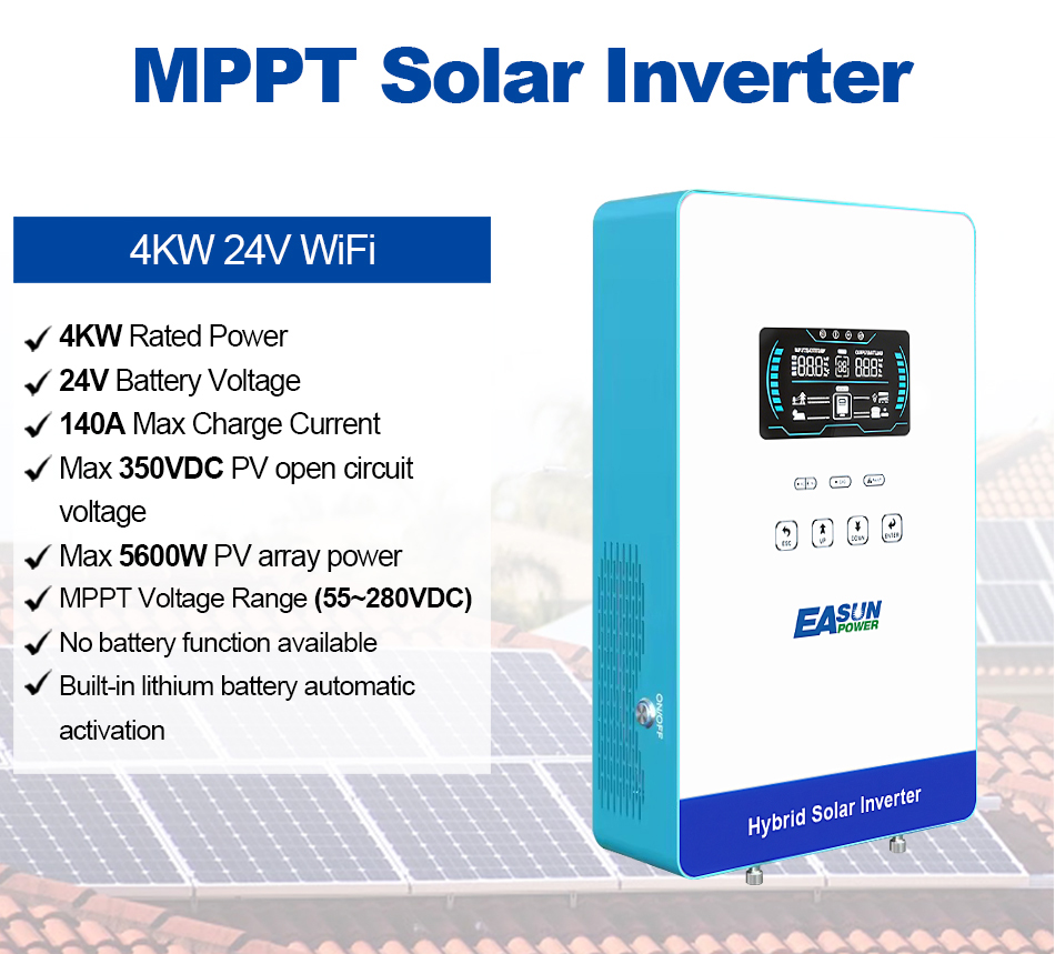 EASUN POWER 4KW 120V Off Grid  - огляд і ціна Grid Tie Inverter Limiter 2000W