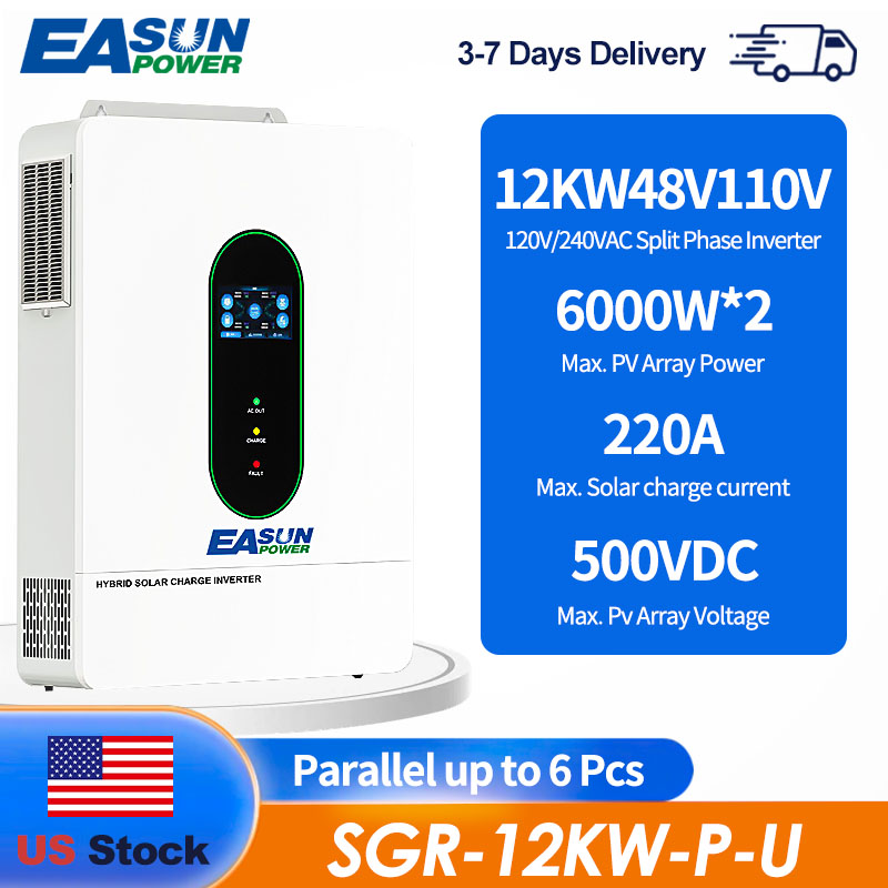 EASUN US 12KW 12000W Split Pha - огляд і ціна Grid Tie Inverter Limiter 2000W